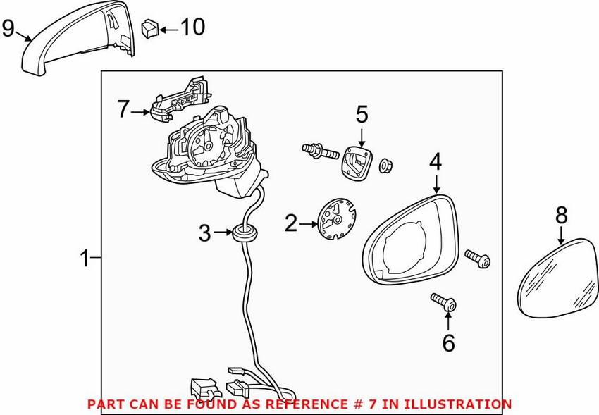 Audi Turn Signal Light Assembly - Driver Side 8V0949101A